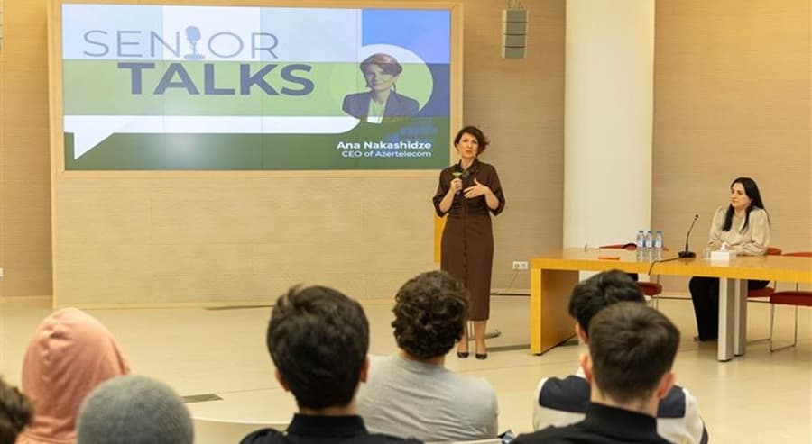 AzerTelecom CEO meets ADA University students