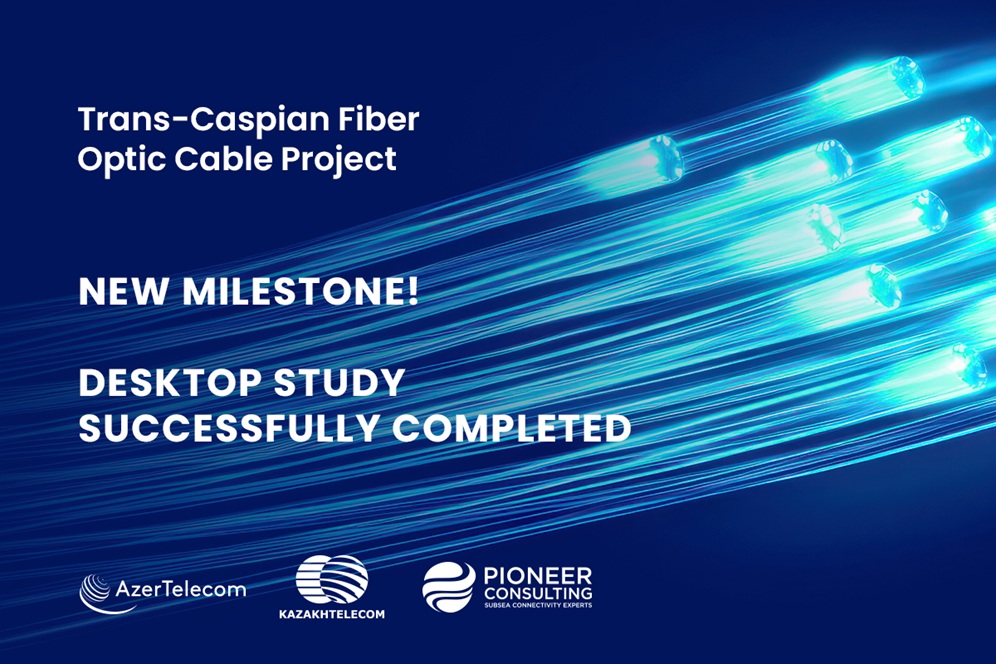 The Trans-Caspian Fiber-optic Cable Construction Progresses to the Next Step